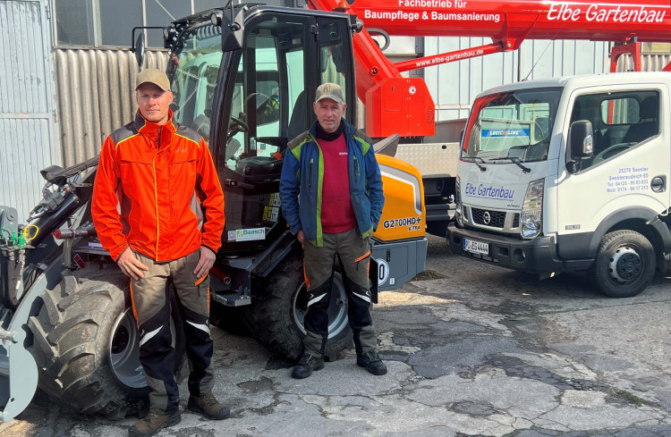elbe gartenbau setzt auf giant g2700 x tra hd